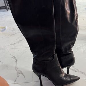 Nine West Elegant Black Heeled Boots